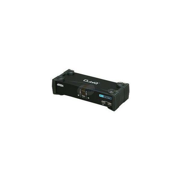 KVM-переключатели: KVM-переключатель ATEN CS1762A USB 2.0 DVI KVMP Switch, клавиатура USB+мышь, USB+DVI+Audio+Mic, +2 кабеля фотографии