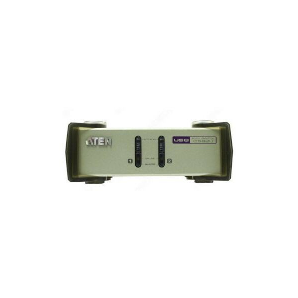 KVM-переключатели: KVM-переключатель ATEN CS82U-A 2-Port PS/2-USB KVM Switch, клавиатура USB или PS/2 +мышь USB или PS/2 +VGA15pin +2 кабеля фотографии