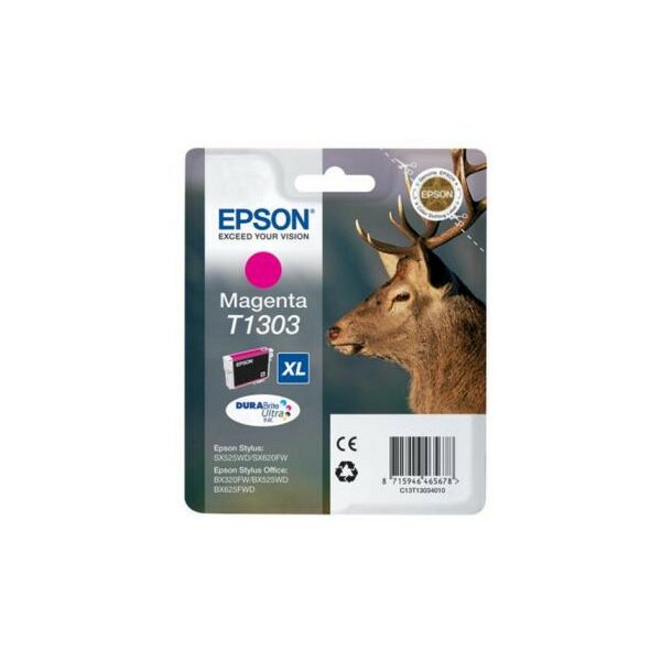 Для Epson (оригинал): Картридж Epson T1303 XL Magenta для EPS SX525WD/SX620FW/BX320FW/BX525WD/BX625FWD фотографии