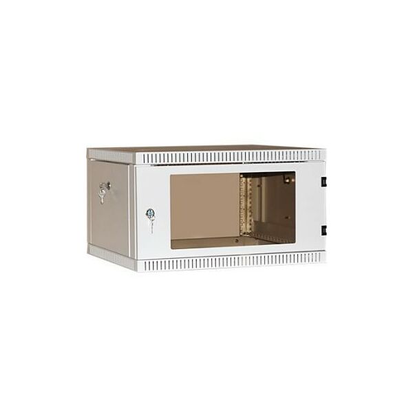 Шкафы и стойки: Шкаф NT WALLBOX 6-63 G 19", настенный, серый 6U 600*350, дверь стекло-металл фотографии