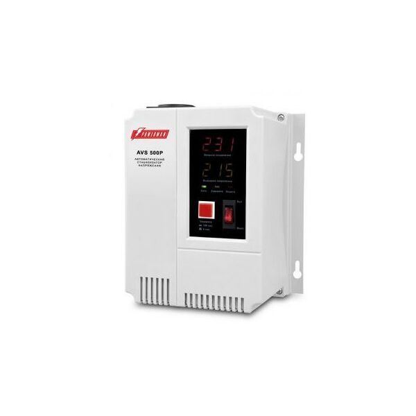 Стабилизаторы напряжения: Стабилизатор PowerMAN AVS 2000P вх.110-260 В, вых.220 В ± 8%, 2000ВА, 2 розетки Euro фотографии