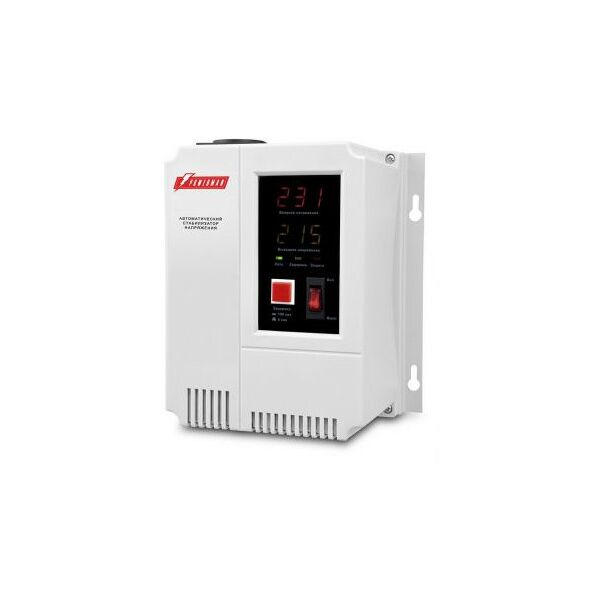 Стабилизаторы напряжения: Стабилизатор PowerMAN AVS 500 P вх.110-260 В, вых.220 В ± 8%, 500ВА, 2 розетки Euro фотографии