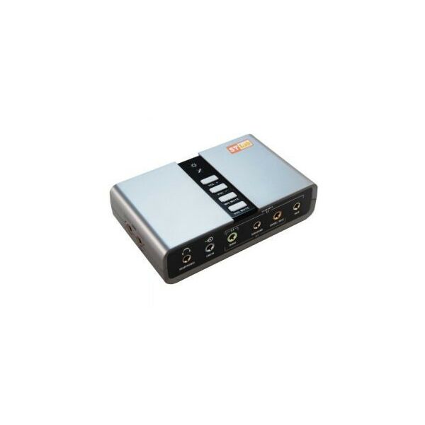 Звуковые и FM карты: Универсальная внешняя звуковая карта STLab M-330 USB Sound BOX USB2.0, Analog 2In/7.1Out, Digital In/Out, 16Bit/48kHz фотографии
