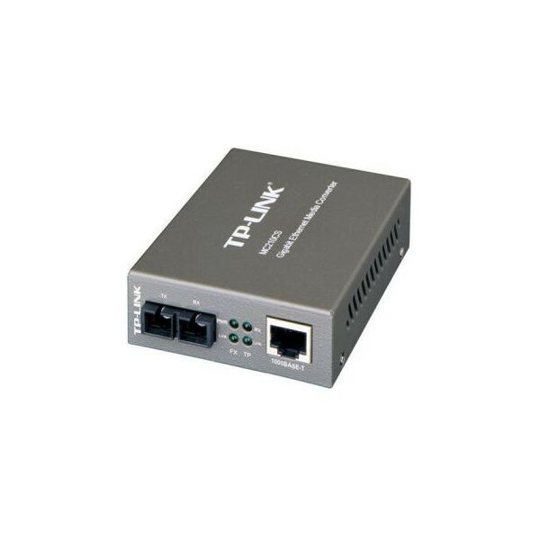 Медиаконвертеры и модули: Медиаконвертер TP-Link MC210CS 1000Base-T to 1000Base-LX/LH Media Converter, 1 UTP, 1  fiber SC type фотографии