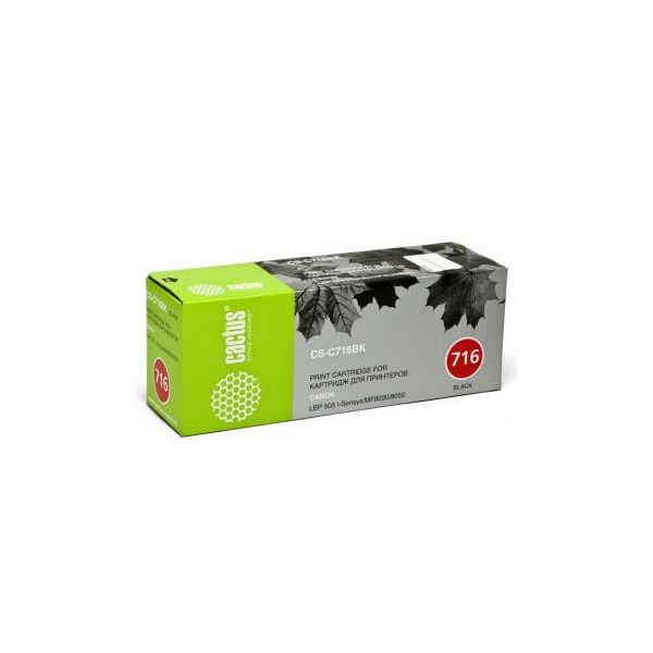 Для Canon (совместимые): Картридж Cactus CS-C716BK Black для Canon LBP505, MF8030/8050 фотографии