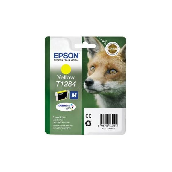 Для Epson (оригинал): Картридж Epson T1284 Yellow для EPS S22/SX125/420W/425W/BX305F/305FW фотографии
