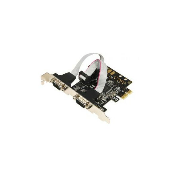 Контроллеры: Контроллер Espada FG-EMT03C-1-BU01 PCI-Ex1, 2xCOM9M, OEM фотографии
