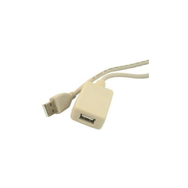 Шлейфы, кабели, удлинители: Кабель удлинительный активный Gembird UAE016 USB2.0, A-->A, 5м фотографии