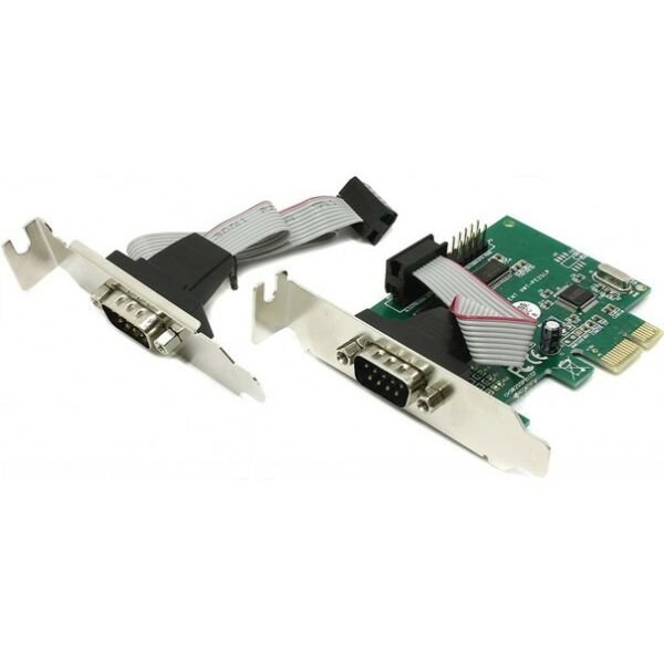 Контроллеры: Контроллер COM/LPT Orient XWT-PE2SLP PCI-Ex1, 2xCOM9M, Low Profile, OEM фотографии