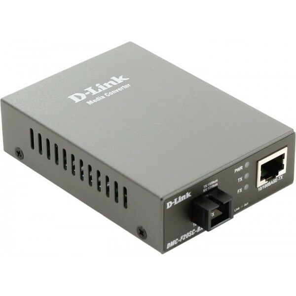 Медиаконвертеры и модули: Медиаконвертер D-link DMC-F20SC-BXD/A1A 10/100Base-TX to SM 100Base-FX конвертер, 1UTP, 1 SC фотографии