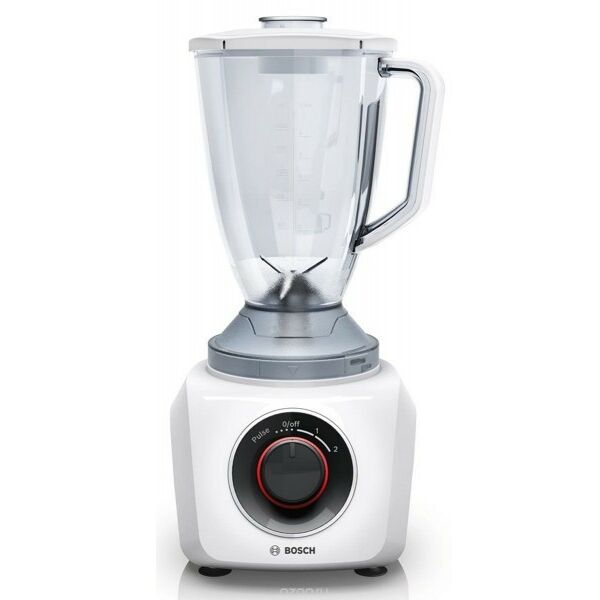 Блендеры: Блендер BOSCH MMB21P1W 500W, 1.5л, 2 скорости+импульсный режим, колка льда фотографии
