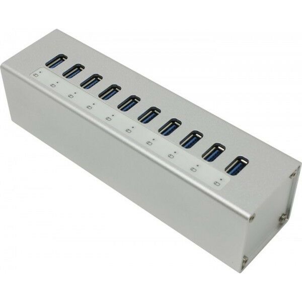 USB концентраторы (USB hub): USB концентратор Orico A3H10-SV 10-Port USB3.0 HUB + Б.п. фотографии