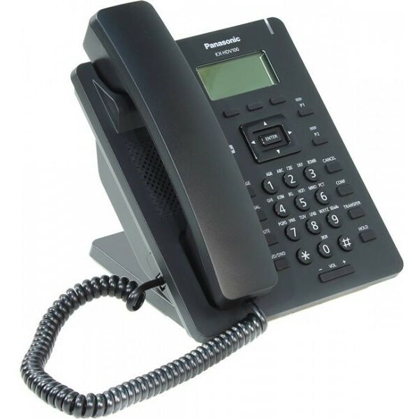 VoIP оборудование: Системный IP телефон Panasonic KX-HDV100RU-B Black фотографии