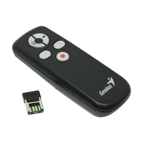 Беспроводное оборудование: Беспроводной пульт с лазерной указкой Genius Media Pointer 100 USB, RTL [31090015100] фотографии
