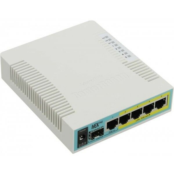 Коммутаторы, маршрутизаторы, межсетевые экраны: Маршрутизатор Mikrotik RB960PGS 4UTP 10/100/1000Mbps PoE, 1WAN, 1SFP, USB фотографии