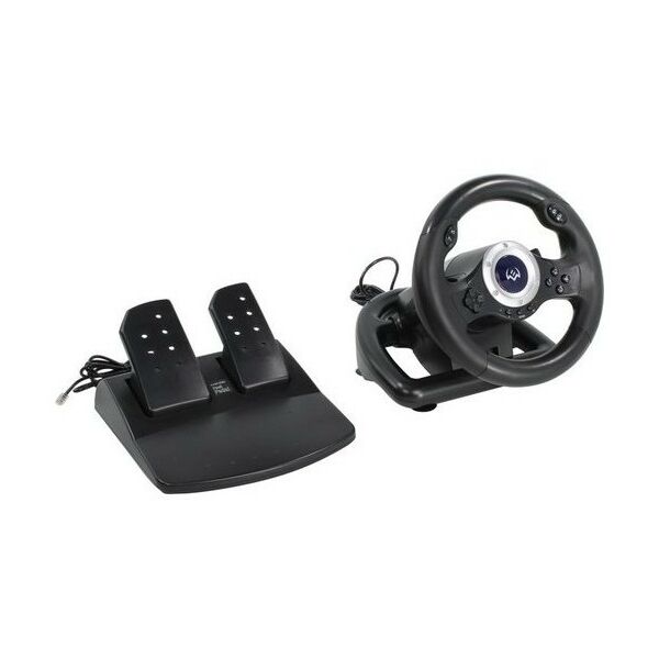 Рули и джойстики: Руль с педалями SVEN GC-W500 Black рулевое колесо, педали, 10кн, USB фотографии