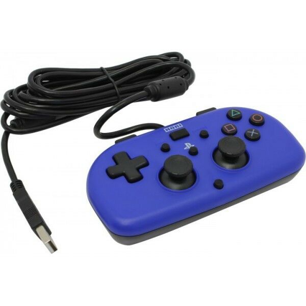 Игровые приставки: Мини-джойстик Hori Mini Blue 13кн., 4 поз.перекл., 2 мини-джойстика,  PS4 [PS4-100E] фотографии