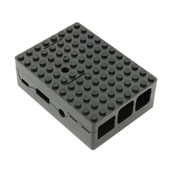 Тонкие клиенты: Корпус ACD RA182 для Raspberry Pi 3 Black ABS Plastic  Building Block Case фотографии