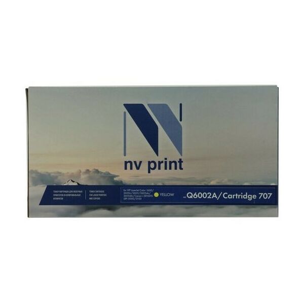 Для HP (совместимые): Картридж NV-Print Q6002A/Cartridge 707 Yellow аналог для HP CM1015MFP/1017MFP/1600/2600N фотографии