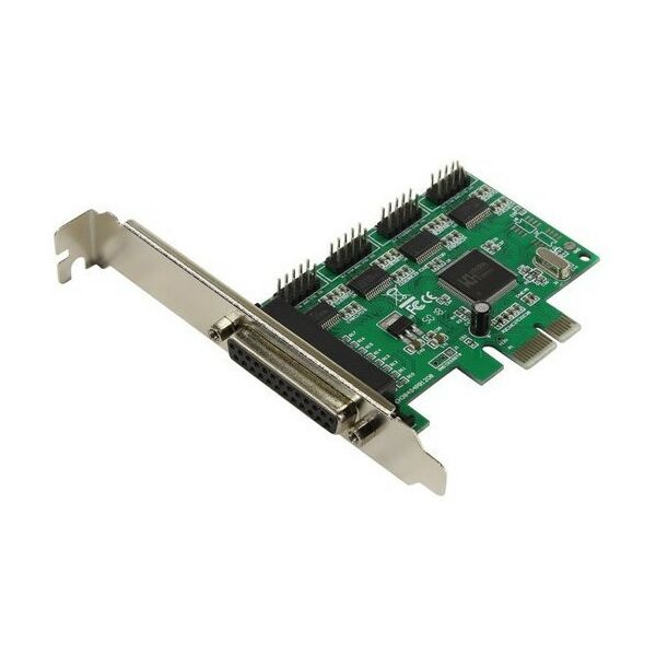 Контроллеры: Контроллер Orient XWT-PE4S1PV2 PCI-Ex1, Multi I/O, 4xCOM9M, 1xLPT25F, RTL фотографии