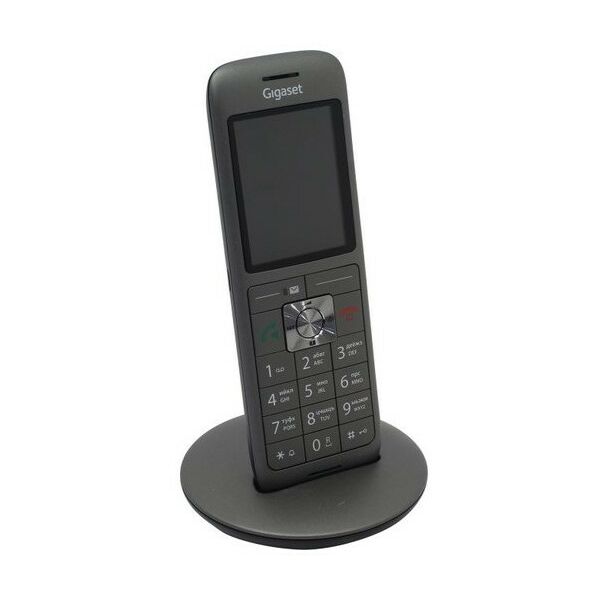 Радиотелефоны DECT: Р/трубка Gigaset CL660HX Antracite трубка с цветным ЖК дисплеем, зарядное устройство,  стандарт DECT фотографии