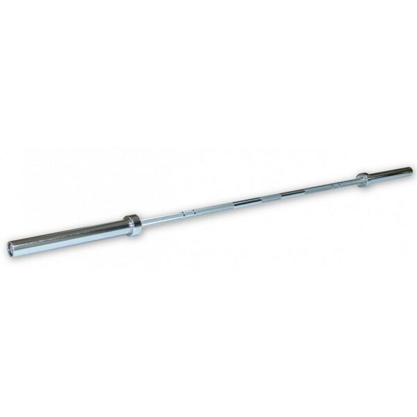 Грифы для штанги: Гриф олимпийский прямой Original FitTools FT-OB-700LBS-CROME 86", до 315 кг, хромированный фотографии