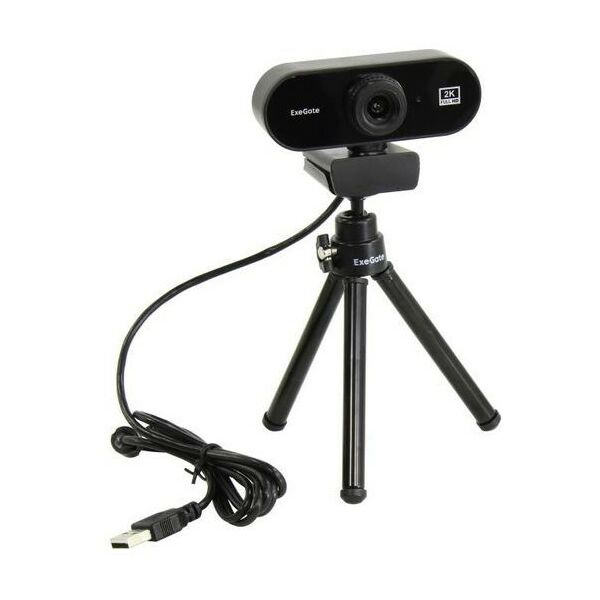 Веб-камеры: Веб-камера Exegate Stream C940 2K USB2.0,  2560x1440, микрофон, трипод [EX287380RUS] фотографии
