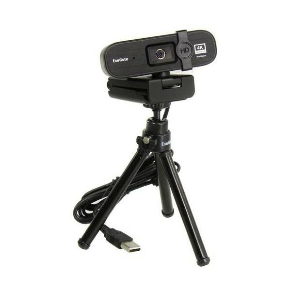 Веб-камеры: Веб-камера Exegate Stream HD 4000 4K USB2.0, 3840x2160, микрофон, трипод [EX287383RUS] фотографии