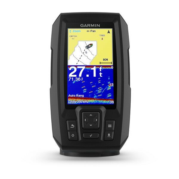 Эхолоты: Эхолот GARMIN Striker Plus 4 272 X 480 пикс., экран 4.3", с транцевым трансдьюсером [010-01870-01] фотографии