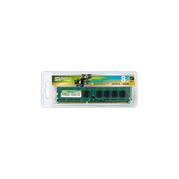 Оперативная память: Оперативная память Silicon Power 8Gb DDR-III  DIMM PC3-12800 CL11 [SP008GBLTU160N02] фотографии