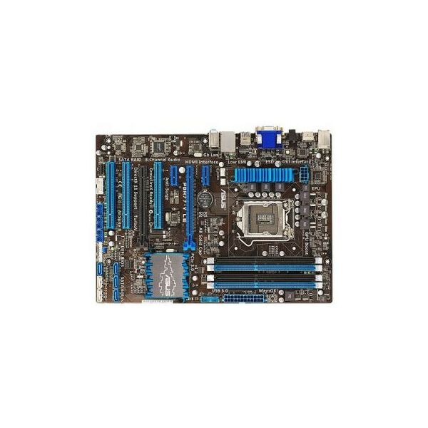 Материнские платы: Материнская плата Asus P8H77-V LE LGA1155 H77 2xPCI-E+Dsub+DVI+HDMI+GbLANSATA RAID ATX 4DDR-III RTL фотографии