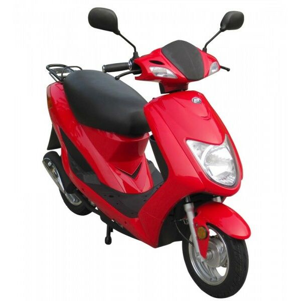 Мотоциклы и мопеды: Скутер LIFAN LF-50QT-2B красный 4х такт, 49см3, 3,4лс/2,5кВт, 2,3л/100км, г/п 120кг, V=50км/ч, 92кг фотографии