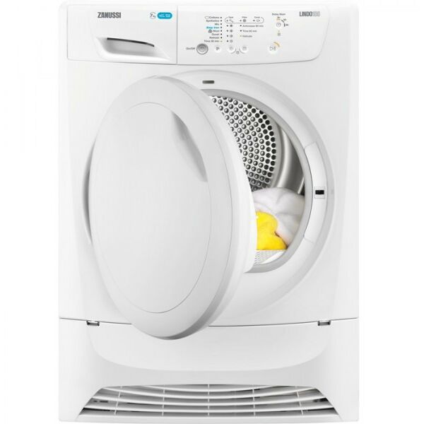 Сушильные машины: Сушильная машина Zanussi ZDP7202PZ конденсационная сушка, до 7 кг, нержавеющая сталь, 36.7 кг фотографии
