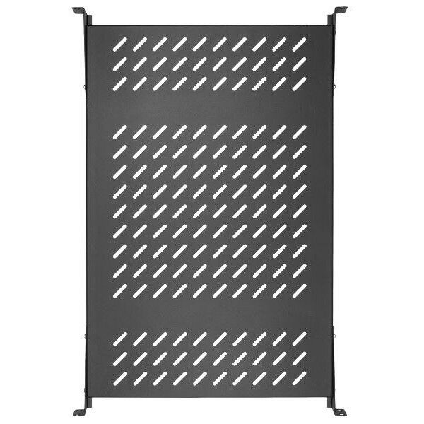Шкафы и стойки: Полка стационарная усиленная TLK TLK-SHFC-660F-BK 19", Ш437хГ660мм, для шкафа и стойки глубиной 800мм, черная фотографии