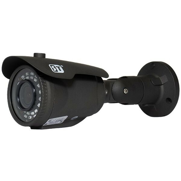 Камеры видеонаблюдения: Видеокамера ST ST-2013 цветная, разрешение: 2MP (1080p)/960H, уличная 4-in-1 (4 режима работы: AHD/TVI/CVI/Analog), с ИК подсветкой, цилиндрическая (Bullet), сенсор: 1/2,9" Progressive Scan CMOS, фокусное расстояние: 2.8-12mm (соответствует 103-30,8° по горизонтали), дальность ИК подсветки: до 45 м фотографии