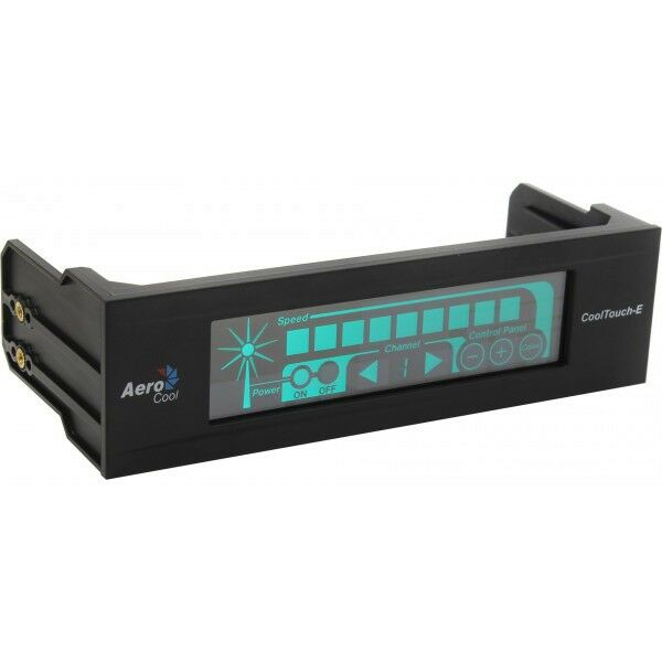 Вентиляторы и охлаждение: Реобас AeroCool CoolTouch-E 5.25" панель, 4-ch FanSpeed Controller, touch screen фотографии