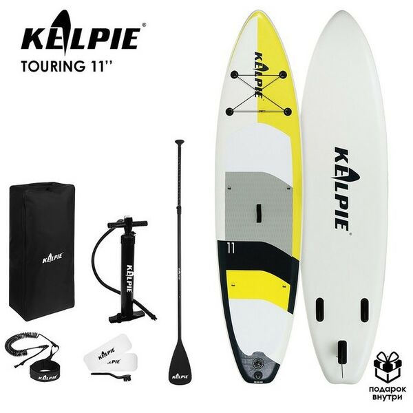 SUP-серфинг: SUP-доска надувная KELPIE TOURING 11" 335 х 80 х 15 см фотографии