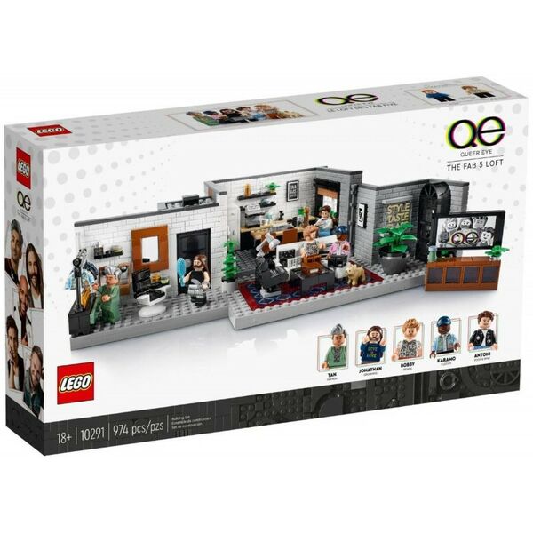 Игрушки для детей:  Игрушка CONST. CREATOR EXP. QUEER EYE DAS LOFT DER FAB 5 LEGO [10291] фотографии