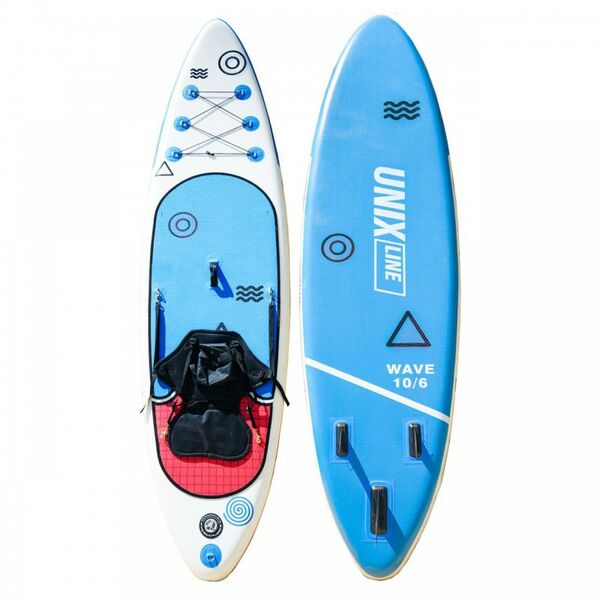 SUP-серфинг: SUP-борд UNIX line Deep Sea (320 cm) + сиденье фотографии