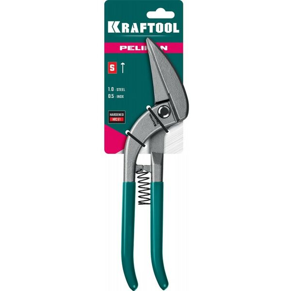 Ножницы по металлу: Цельнокованые ножницы по металлу KRAFTOOL Pelikan 300 мм [23008-30] фотографии