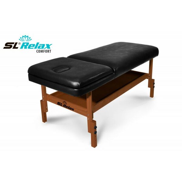 {[ru]:Массажные столы: Массажный стол Start Line Relax Comfort черная кожа (№4 ) [SLR-4