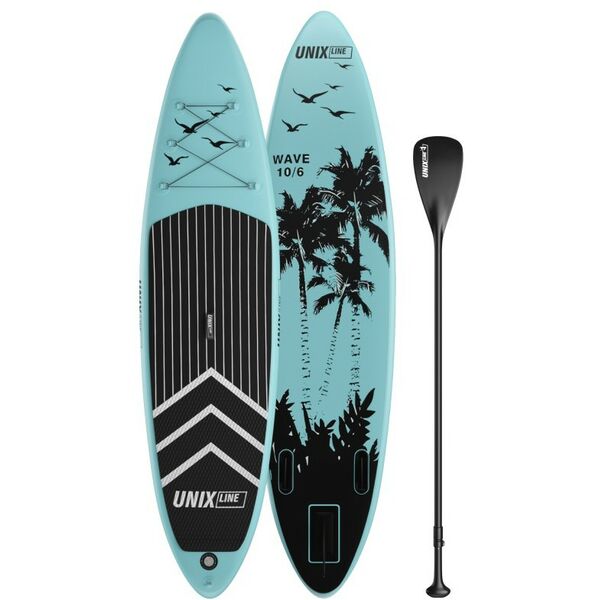 SUP-серфинг: SUP-борд UNIX line Night Jungle (320 см) фотографии
