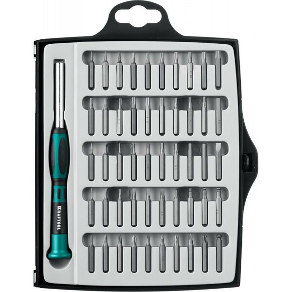 Отвертка KRAFTOOL Precision-51 51 предмет, для точных работ [25691] фотографии